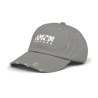 AMEN THREADS UNISEX DISTRESSED HAT