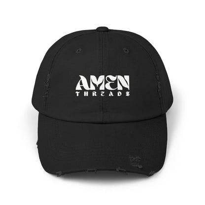 AMEN THREADS UNISEX DISTRESSED HAT