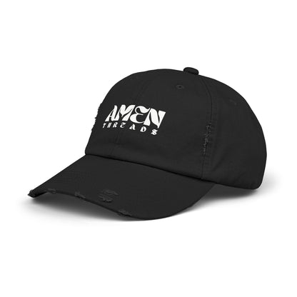 AMEN THREADS UNISEX DISTRESSED HAT