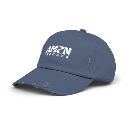 AMEN THREADS UNISEX DISTRESSED HAT