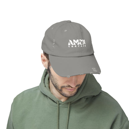 AMEN THREADS UNISEX DISTRESSED HAT