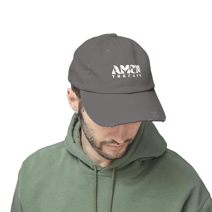 AMEN THREADS UNISEX DISTRESSED HAT