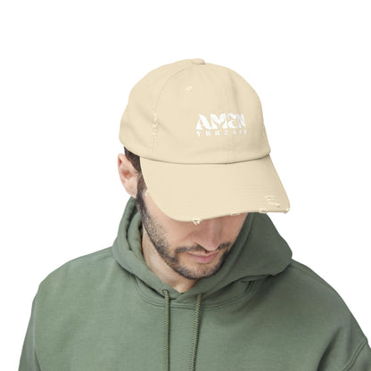 AMEN THREADS UNISEX DISTRESSED HAT