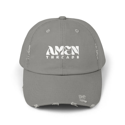 AMEN THREADS UNISEX DISTRESSED HAT