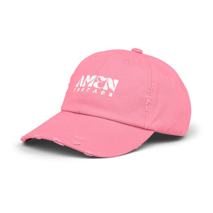 AMEN THREADS UNISEX DISTRESSED HAT